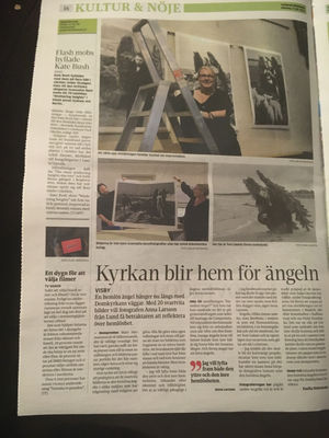 Exhibition in Visby domkyrka.