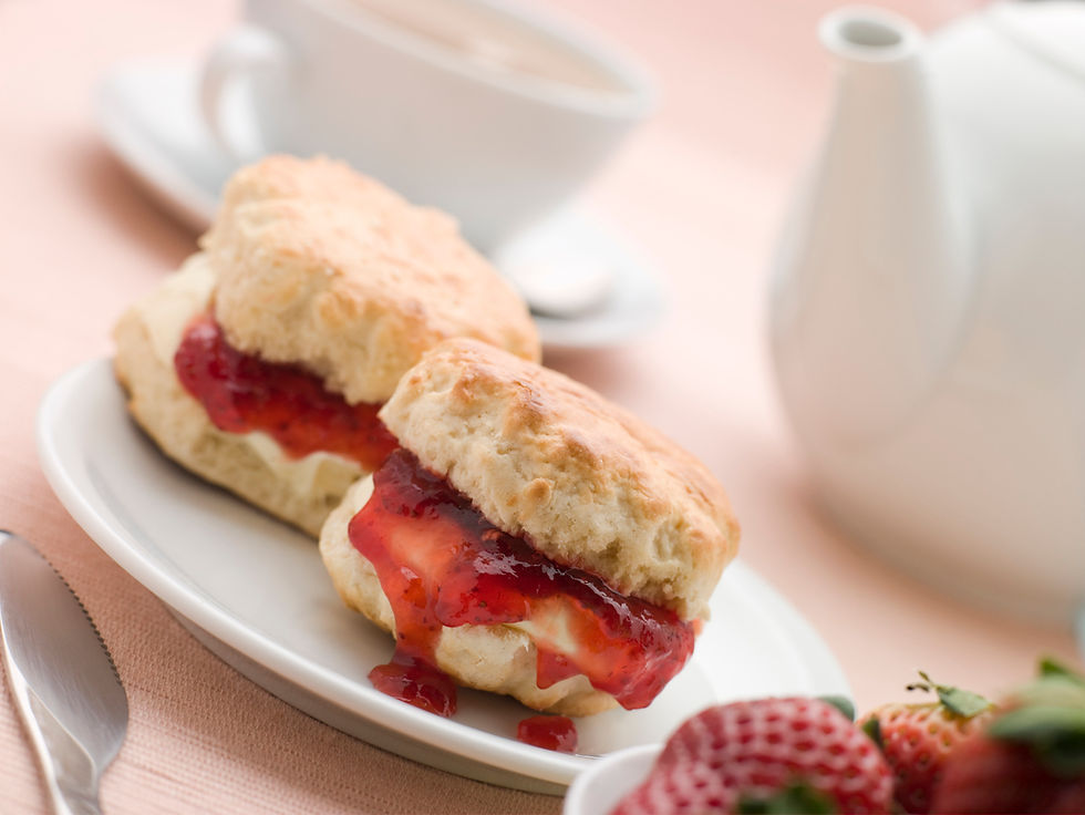 Devon cream tea