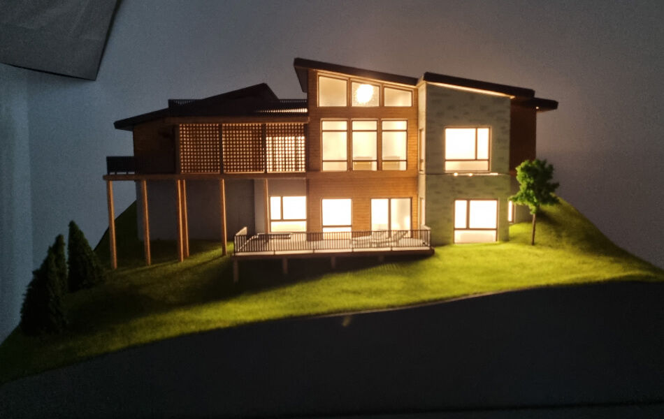 Model 9 Villa-Architecture-Model