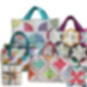Cathedral window bags Felisa Quilts