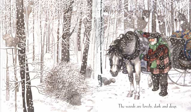 STOPPING BY THE WOODS ON A SNOWY DAY