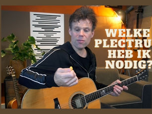 Welke plectrum heb ik nodig?