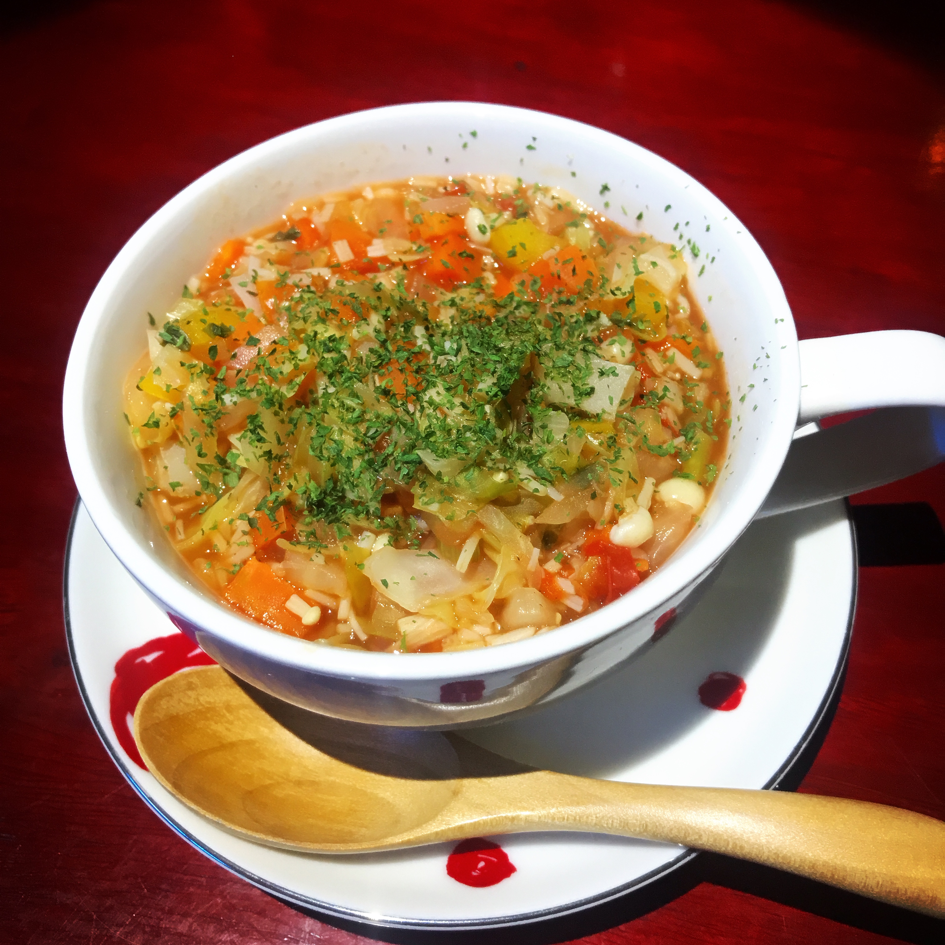 トマトベースの煮込み野菜 ¥650
