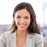Woman in Grey Suit