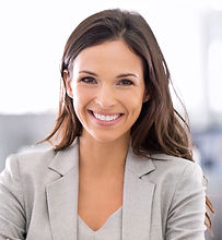 Woman in Grey Suit