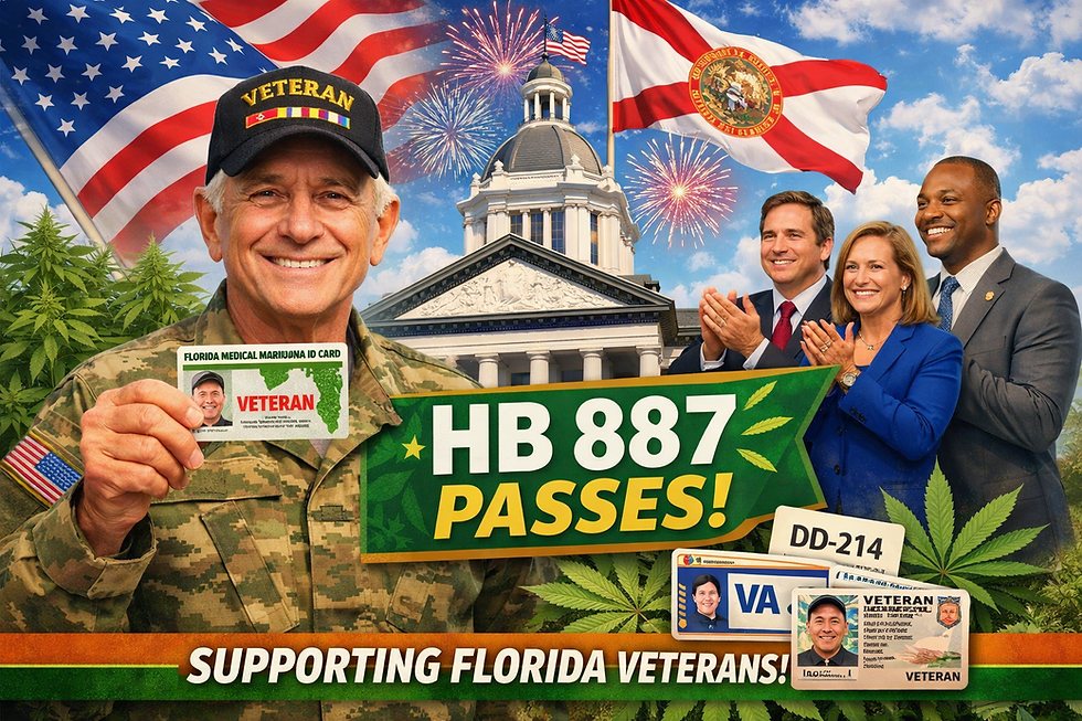A Small Change With a Big Impact: Florida House Unanimously Passes Veteran Medical Cannabis ID Fee Reduction