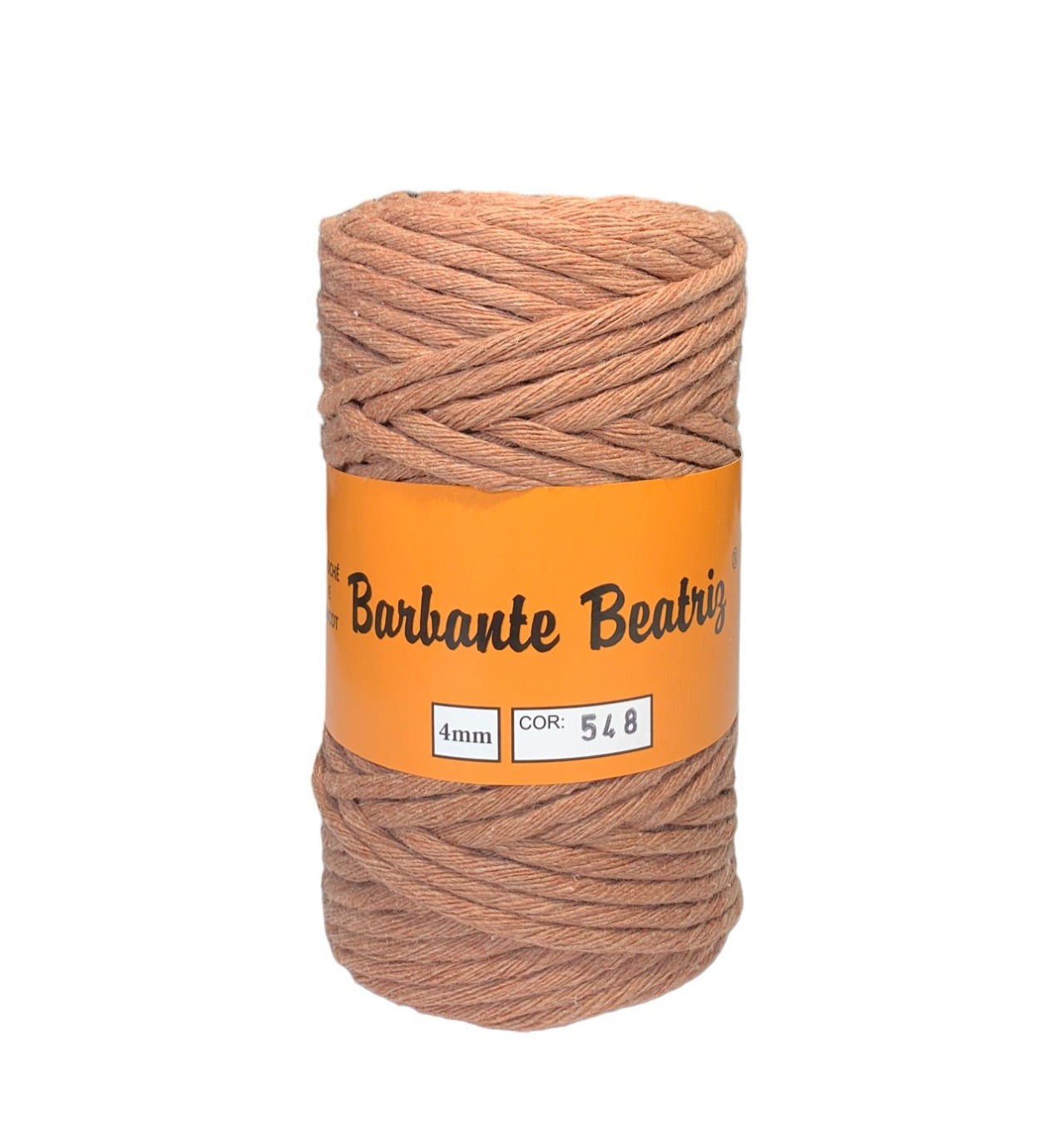 Barbante Beatriz 4mm - Castanho Nesquick (548)