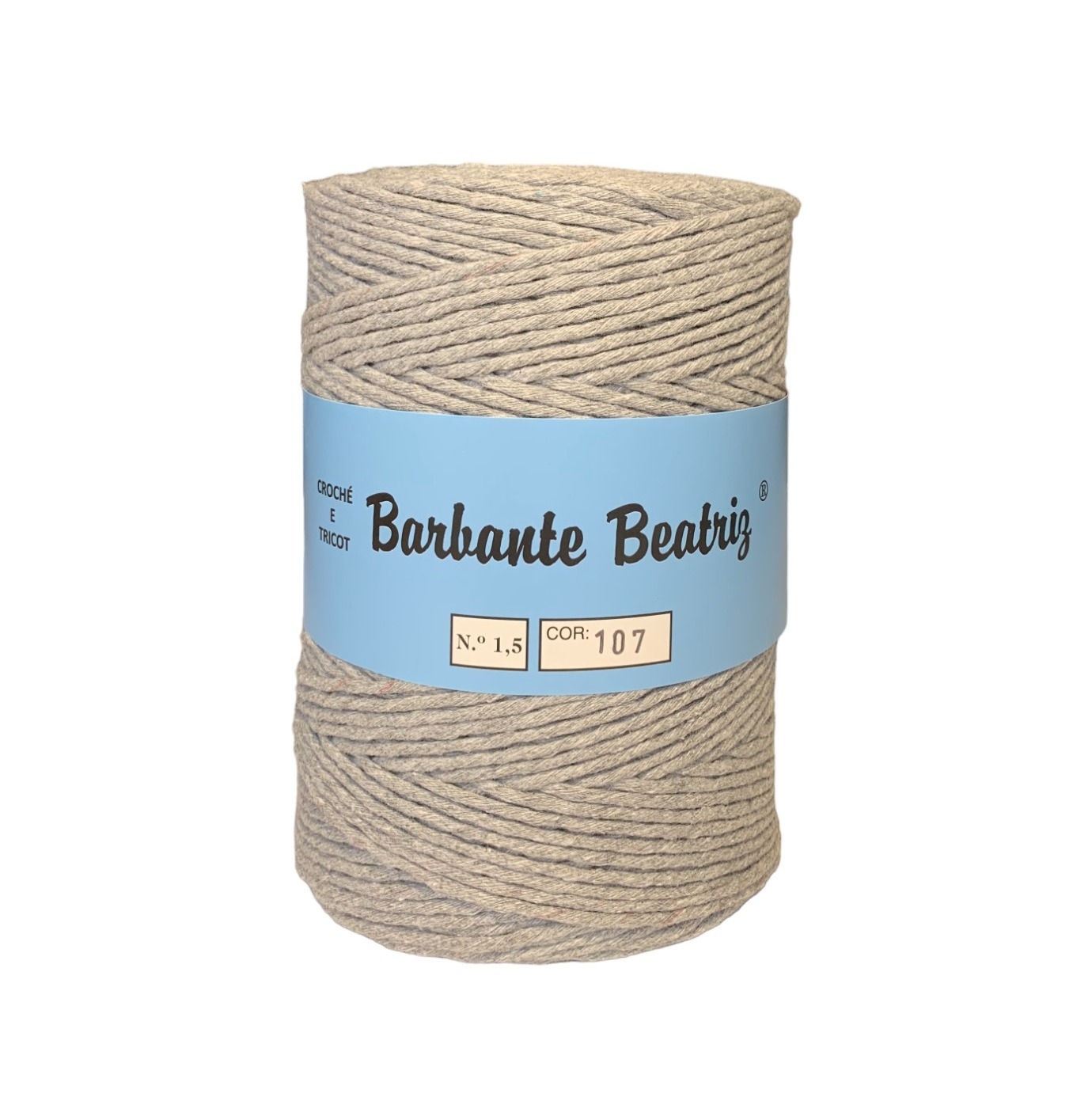 Barbante Beatriz 1.5 - Cinza Claro (107)