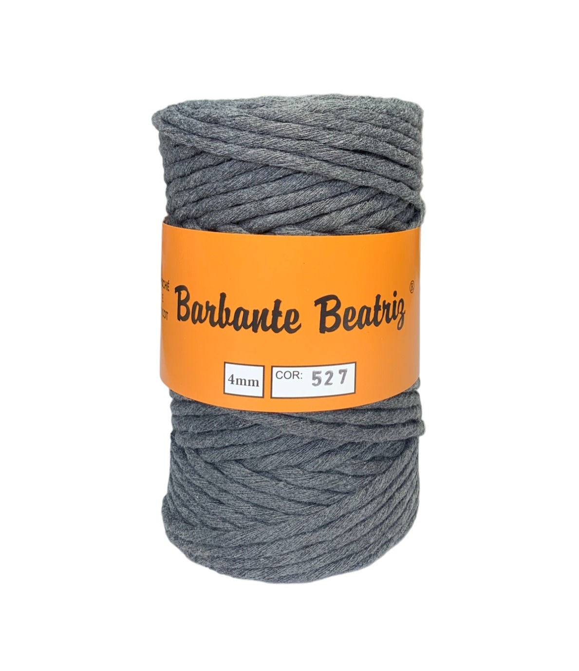 Barbante Beatriz 4mm - Cinzento Escuro (527)