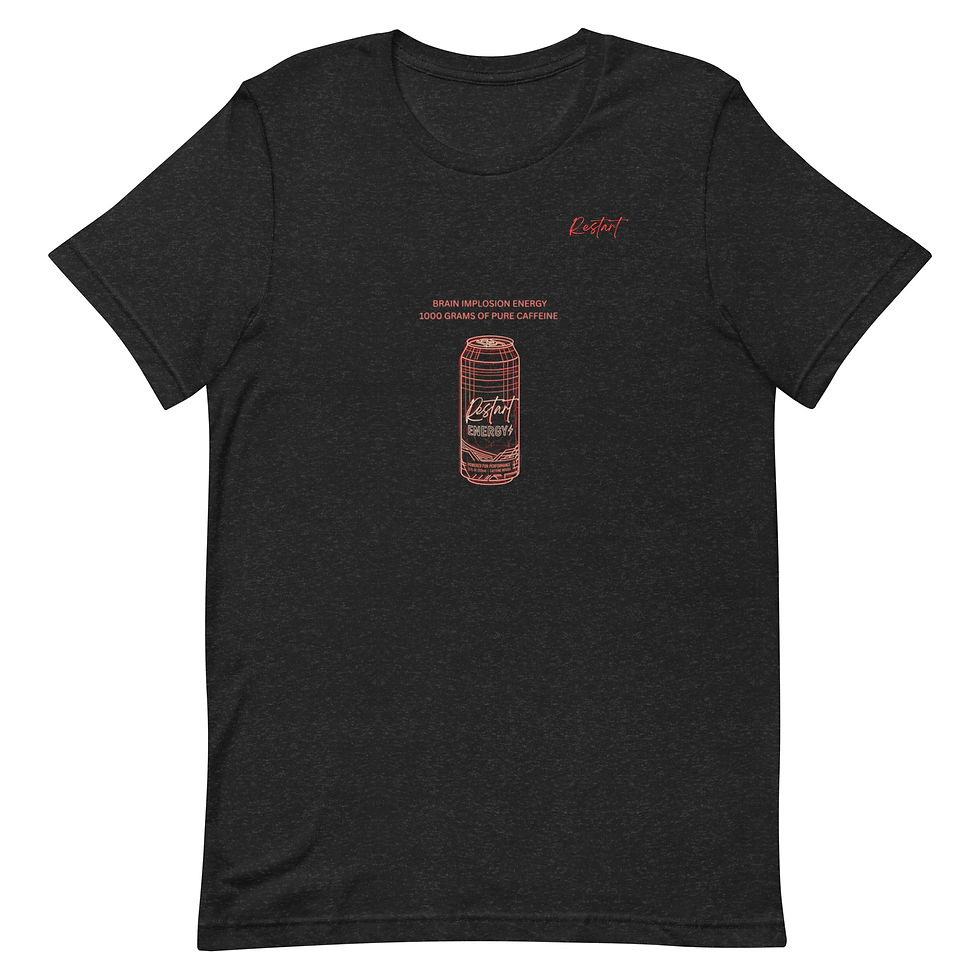 Thumbnail: Black Cherry Tree T shirt with can graphic on center.