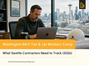 Washington B&O Tax & L&I Workers' Comp: What Seattle Contractors Need to Track (2026)