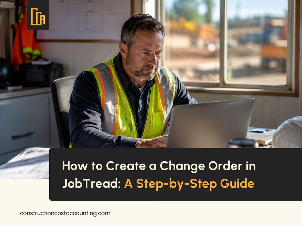 How to Create a Change Order in JobTread: A Step-by-Step Guide