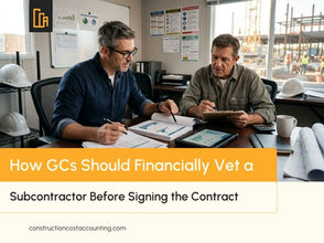How to Financially Vet a Subcontractor Before Signing