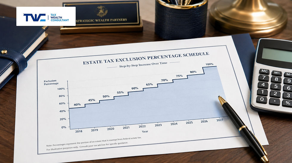 The tiered QSBS exclusion percentage increasing with a longer stock holding period