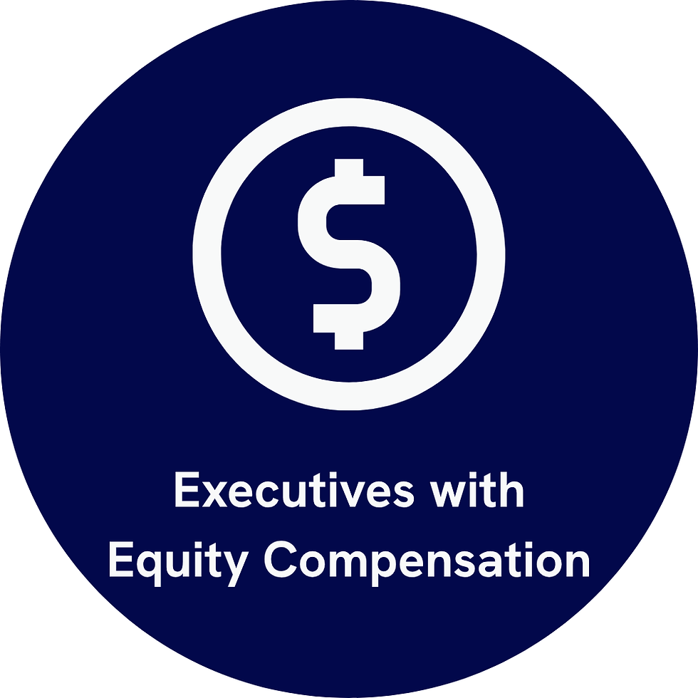 Executives with equity compensation