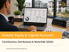 Investor Equity & Capital Accounts: Accounting for Multifamily Developers — Contributions, Distributions & Waterfalls (2026)