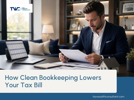 How Clean Bookkeeping Lowers Your Tax Bill: A Business Owner's Guide