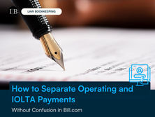 How to Separate Operating and IOLTA Payments Without Confusion in Bill