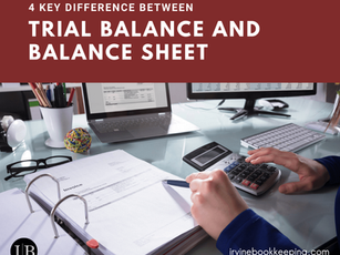 TOP 4 Key Differences Between a Trial Balance and Balance Sheet