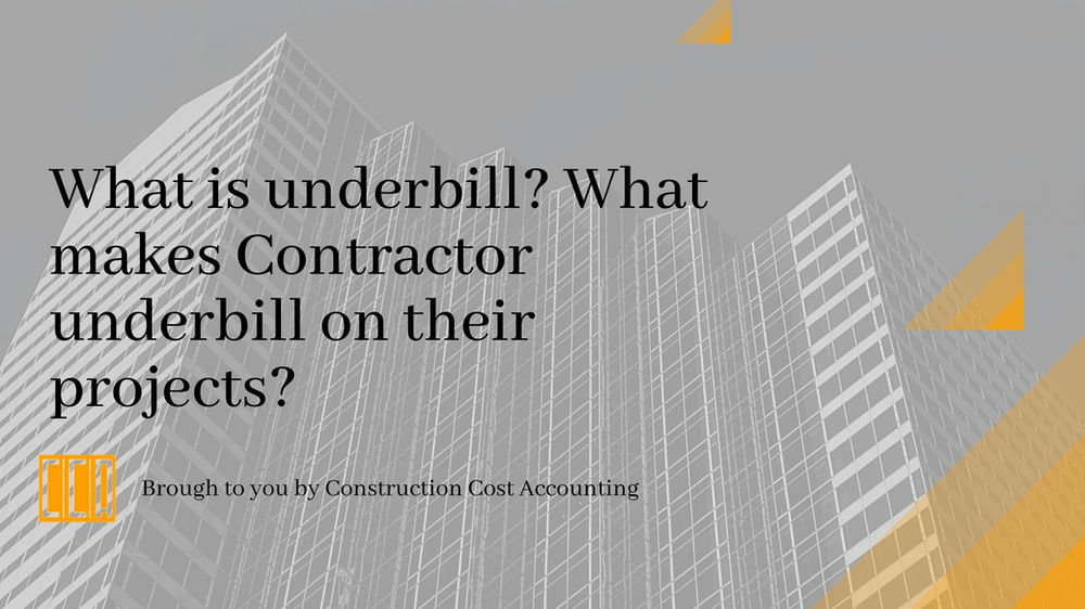 What Is An Overbilling In Construction?