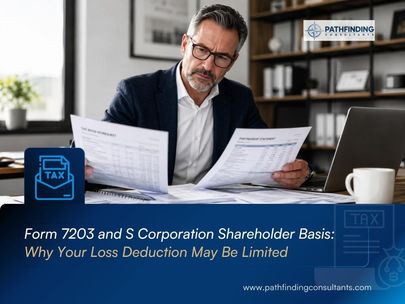 Form 7203 and S Corporation Shareholder Basis: Why Your Loss Deduction May Be Limited