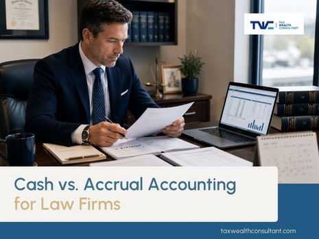 Cash vs. Accrual Accounting for Law Firms: Which Method Lowers Your Tax Bill?