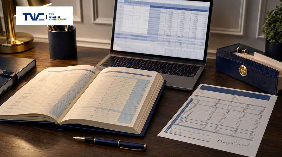 Trust account journal client ledgers and bookkeeping records make up the 3-way reconciliation