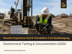 Houston Expansive Soil & Foundation Cost Bookkeeping: Geotechnical Testing & Documentation (2026)