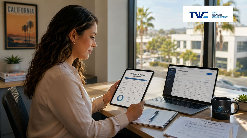 How to prepare 1099 in QuickBooks year-end contractor payment review