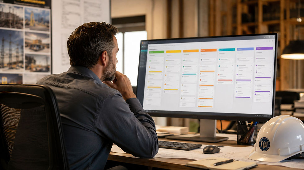 A single JobTread pipeline connecting sales to production stages