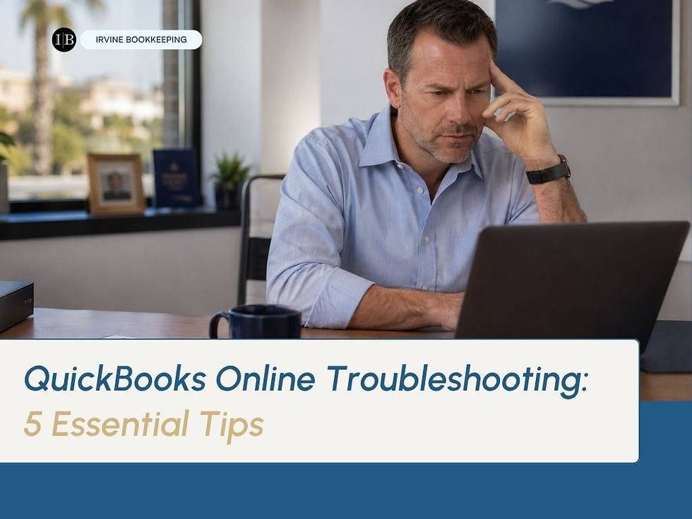 QuickBooks Online Troubleshooting: 5 Tips Every Business Owner Should Know