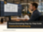 Construction estimator performing digital takeoff on Procore estimating