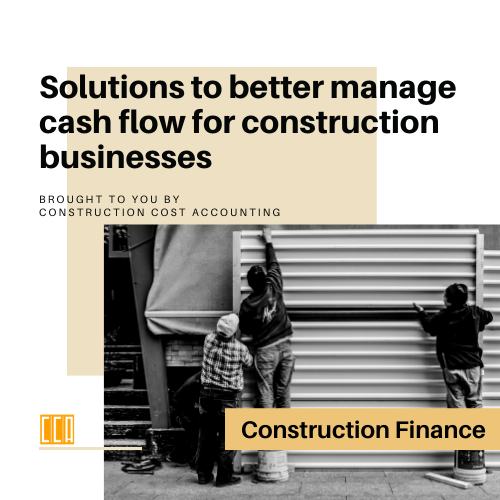 cash flow management construction business