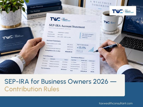 The SEP-IRA in 2026 — Part 4 of Our Retirement Plan Series