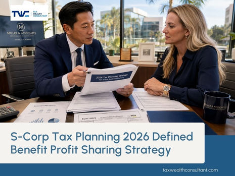 How to Use S-Corp Structure for Tax Planning in 2026 — Reasonable Compensation, Defined Benefit Plans, Profit Sharing, and the Levers That Work