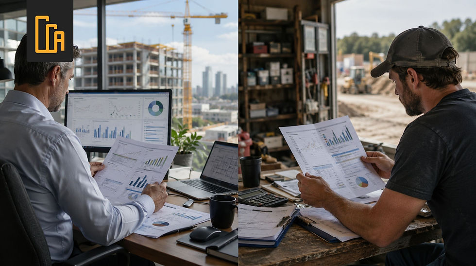 general contractor and subcontractor tailored bookkeeping