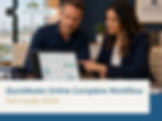 Certified QuickBooks ProAdvisor performing monthly bank reconciliation and reviewing AI financial reports in QuickBooks Online for Orange County small business