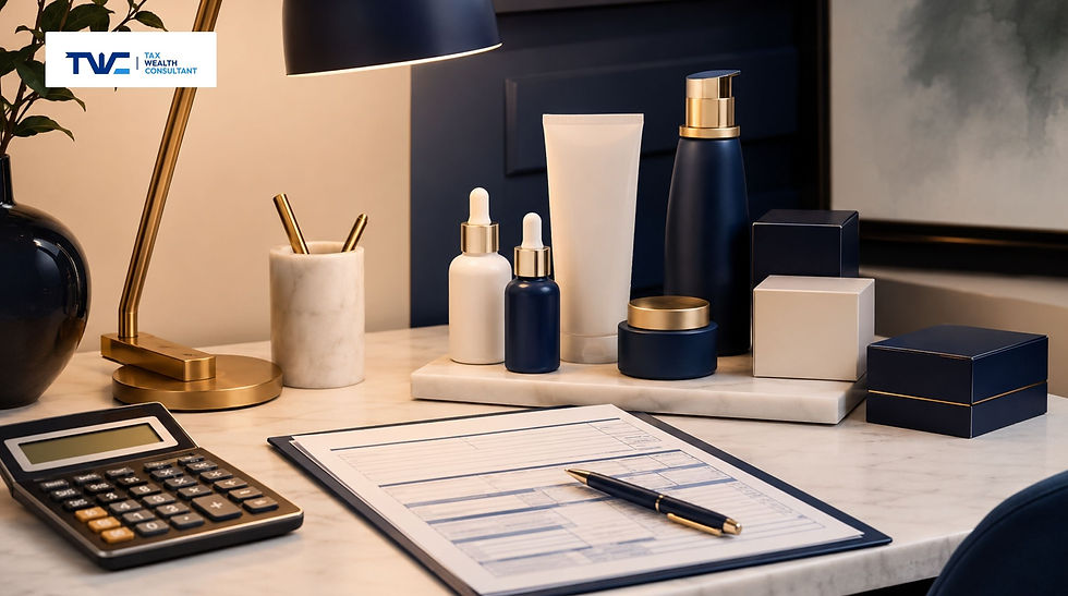 California sales tax applies to retail skincare products but generally not to med spa services