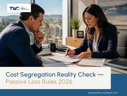 The Cost Segregation Reality Check — Why You Can't Just Buy a Property, Run a Study, and Deduct It Against Your Income