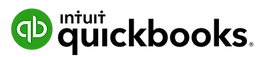 Intuit QuickBooks logo in white board