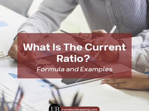 What Is The Current Ratio? Formula and Examples