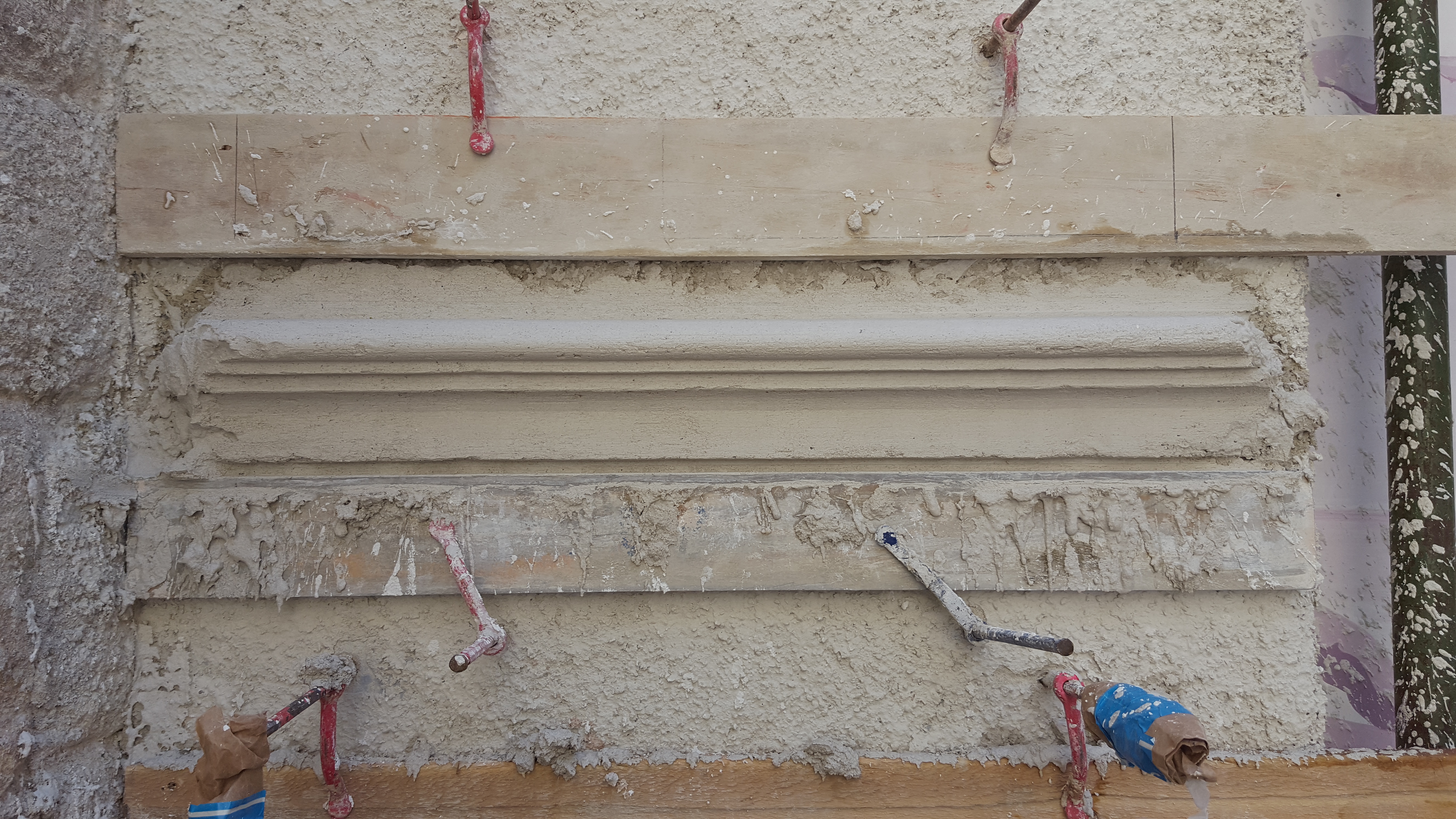 Bordure en platre