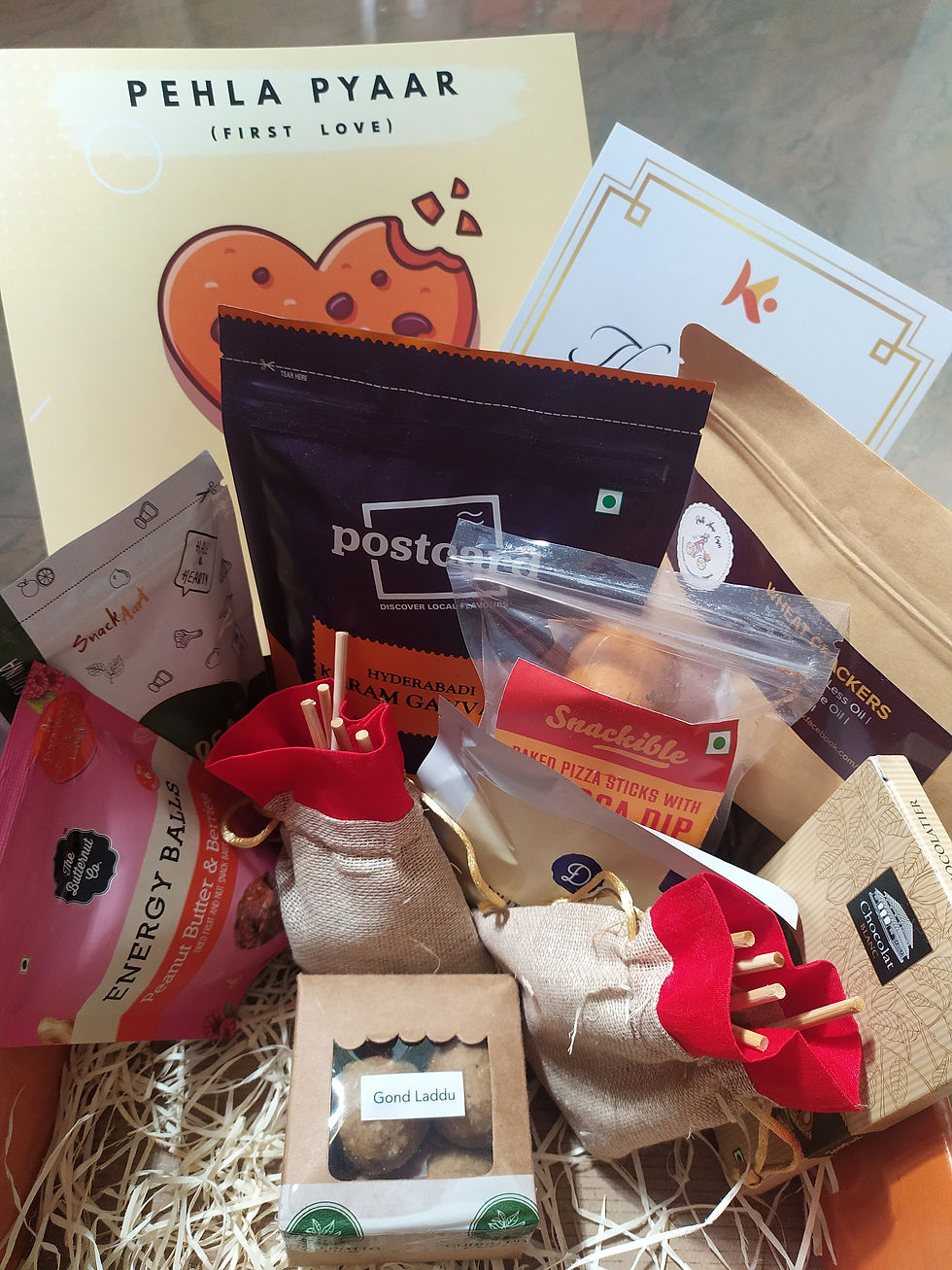 Indian snacks from Kaamik's Great Indian Snack Box delivered to customers across the world