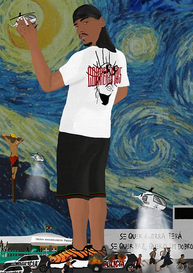 Noite estrelada. Todos irmãos que se foram hoje novamente brilham.jpg