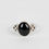 Thumbnail: Whitby Jet Celtic Heart Ring
