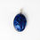 Thumbnail: Whitby Jet Oval Blue Abalone Pendant XL