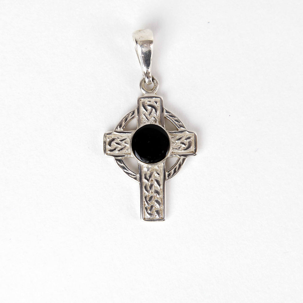 Whitby Jet Celtic Cross