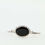 Thumbnail: Whitby Jet Silver Bangle