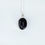 Thumbnail: Whitby Jet small blue abalone Pendant