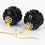 Thumbnail: Whitby Jet Designs Crossfade XL Earrings